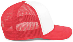 Pacific Headwear P782 Foamie Fresh Trucker Cap White Red Red White Red / 7’’ 7 7/8’’