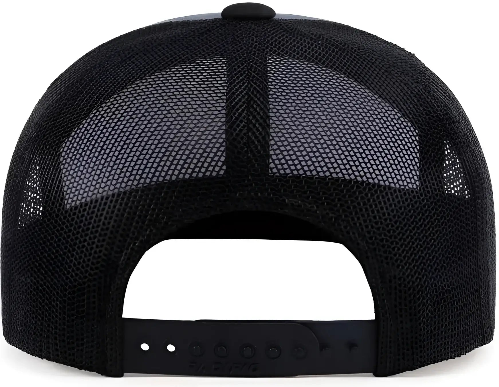 Pacific Headwear P787 6-Panel Arch Trucker Snapback Cap - White Graphite Black - White Graphite Black / 7’’ - 7 7/8’’