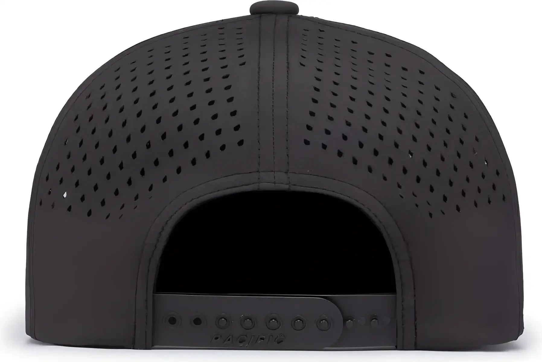 Pacific Headwear P788 Perforated 6-Panel Arch Cap - Charcoal - Charcoal / 7’’ - 7 7/8’’