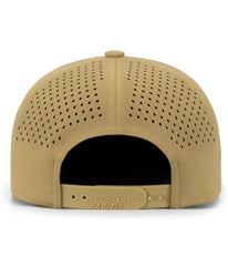 Pacific Headwear P788 Perforated 6-Panel Arch Cap - Coyote Brown - Coyote Brown / One Size Fits Most