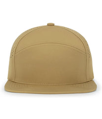 Pacific Headwear P788 Perforated 6-Panel Arch Cap - Coyote Brown - Coyote Brown / One Size Fits Most