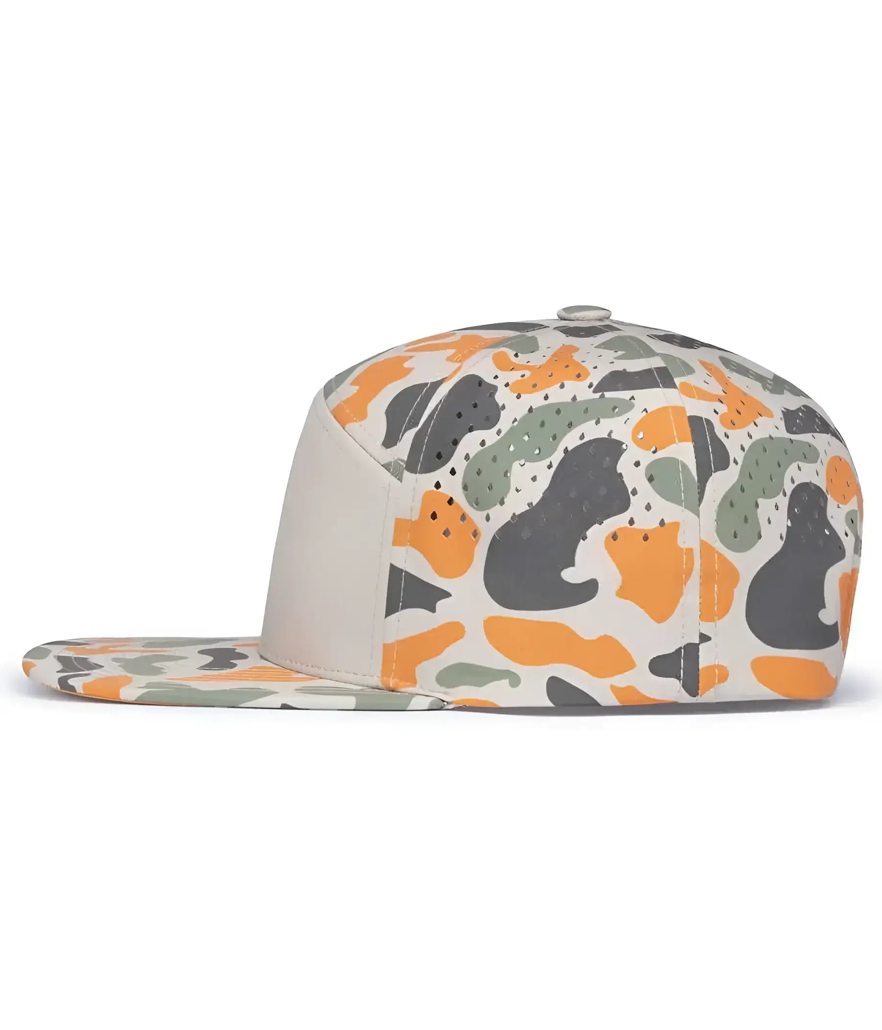 Pacific Headwear P788 Perforated 6-Panel Arch Cap - Khaki Blaze Camo Blaze Camo - Khaki Blaze Camo Blaze Camo / 7’’ - 7