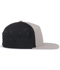 Pacific Headwear P788 Perforated 6-Panel Arch Cap - Mink Black Mink - Mink Black Mink / One Size Fits Most