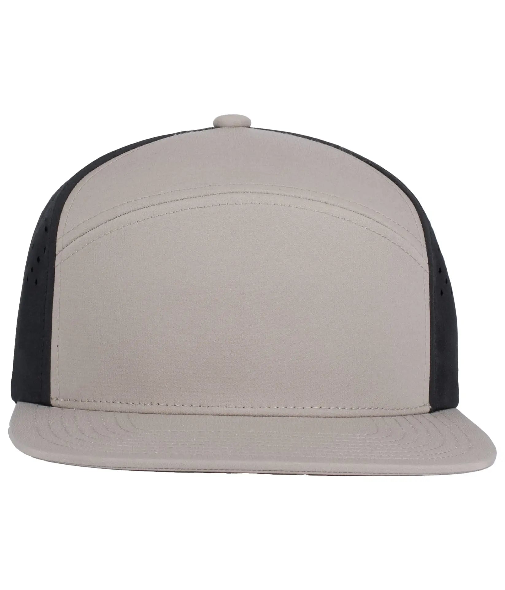 Pacific Headwear P788 Perforated 6-Panel Arch Cap - Mink Black Mink - Mink Black Mink / One Size Fits Most