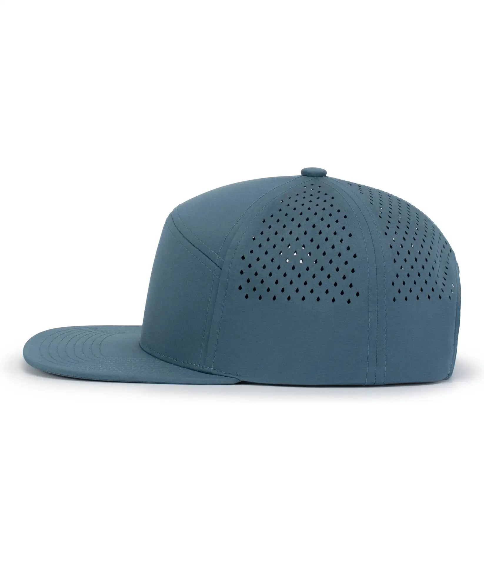 Pacific Headwear P788 Perforated 6-Panel Arch Cap - River - River / One Size Fits Most