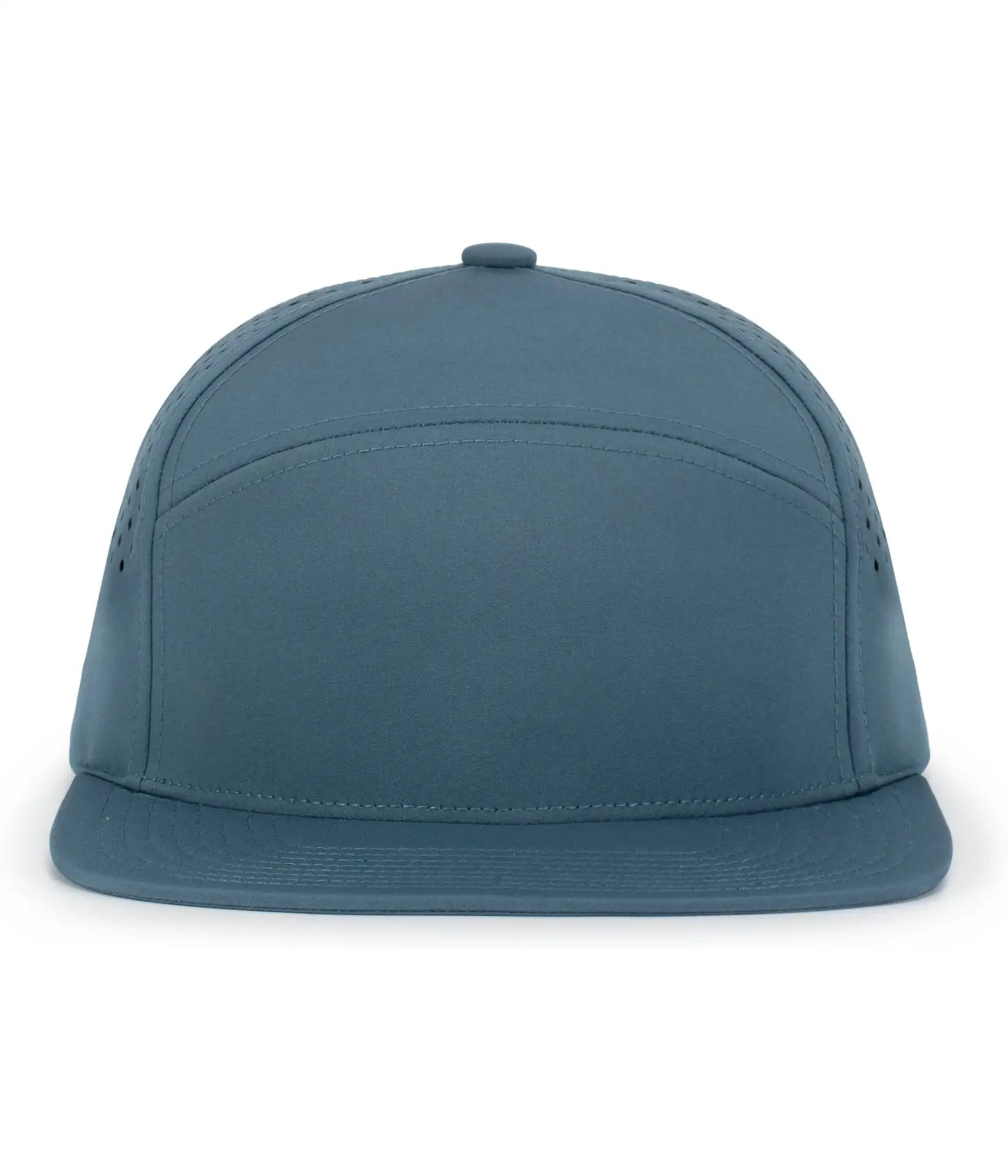 Pacific Headwear P788 Perforated 6-Panel Arch Cap - River - River / One Size Fits Most