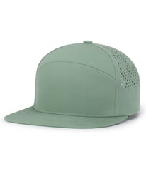 Pacific Headwear P788 Perforated 6-Panel Arch Cap - Sage - Sage / One Size Fits Most