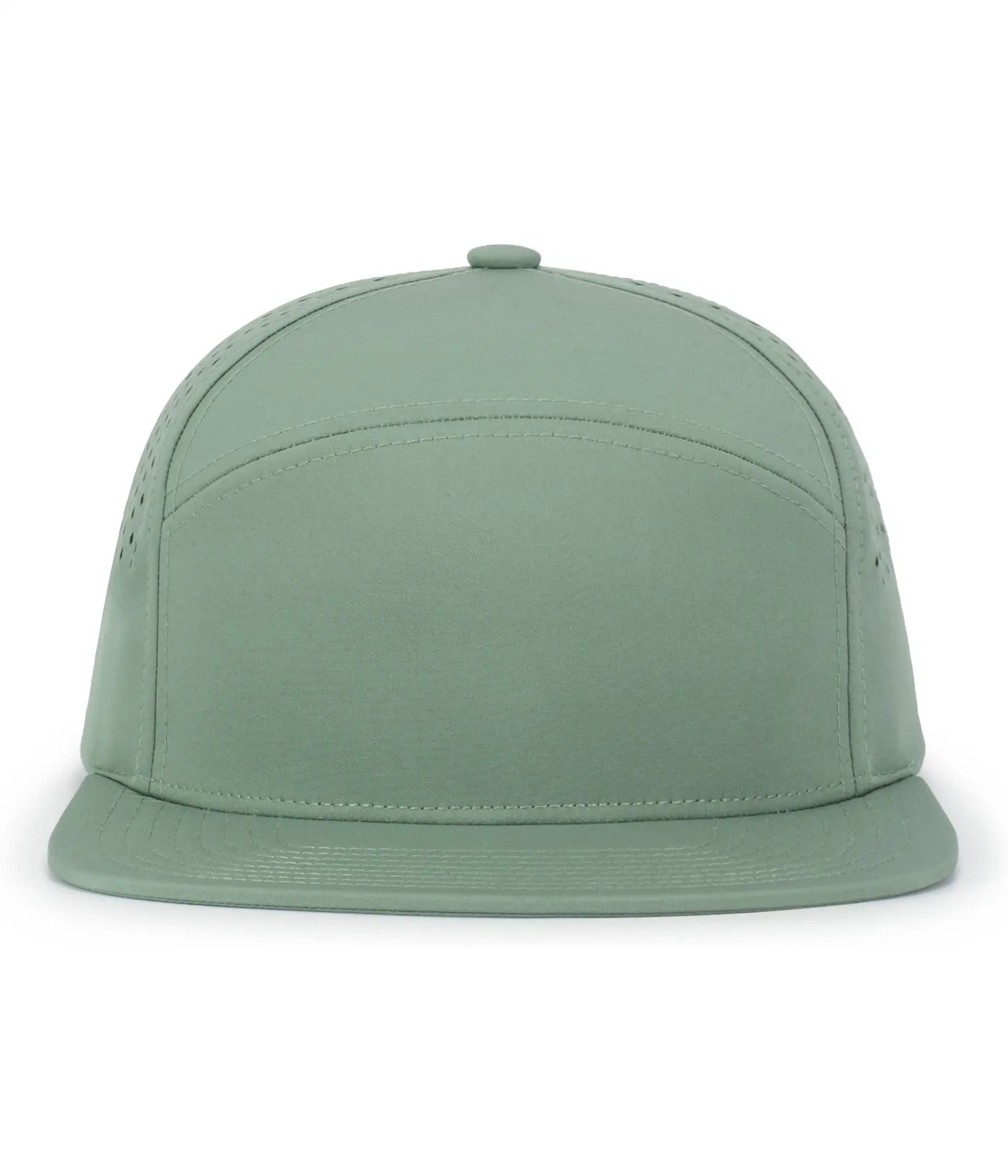 Pacific Headwear P788 Perforated 6-Panel Arch Cap - Sage - Sage / One Size Fits Most