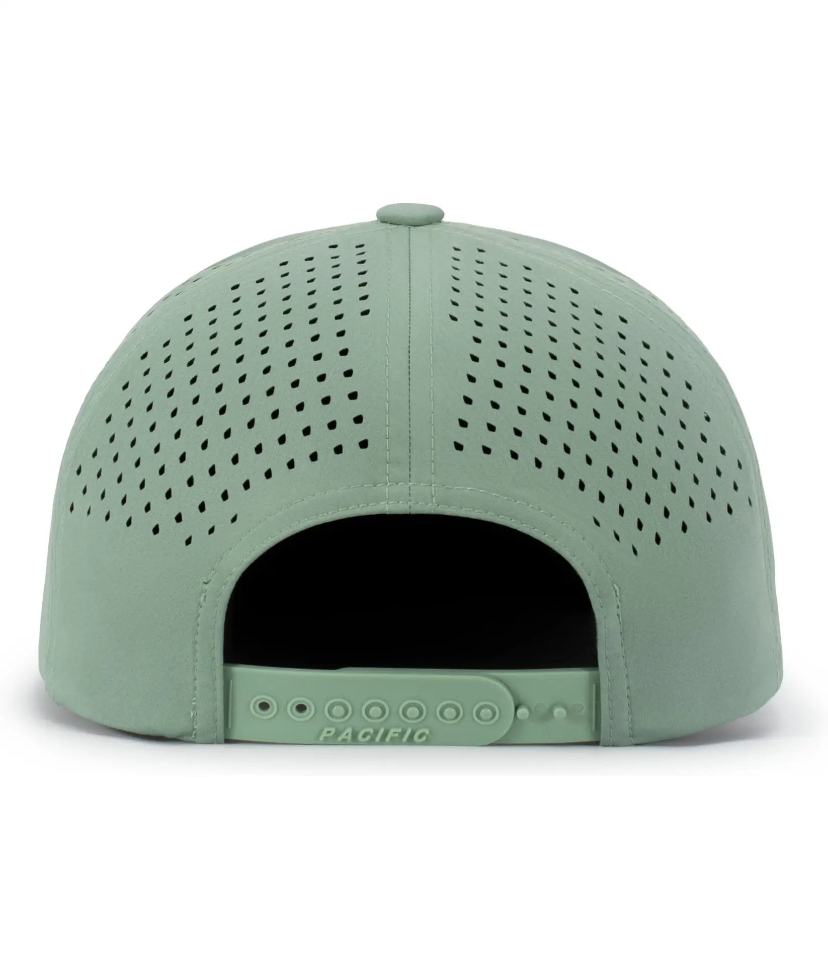 Pacific Headwear P788 Perforated 6-Panel Arch Cap - Sage - Sage / One Size Fits Most