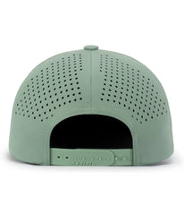 Pacific Headwear P788 Perforated 6-Panel Arch Cap - Sage - Sage / One Size Fits Most