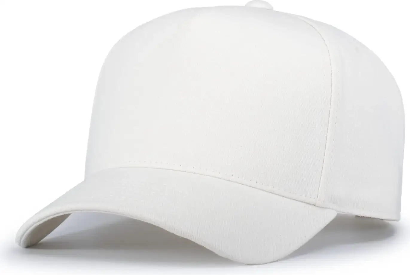 Pacific Headwear P814 Heritage 5-Panel Snapback Cap - Vintage White - Vintage White / One Size Fits Most