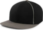 Pacific Headwear P820 Momentum Team Cap Black Graphite Black Dark Gray / 7’’ 7 7/8’’