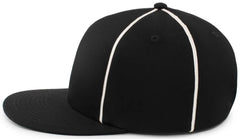 Pacific Headwear P820 Momentum Team Cap Black White