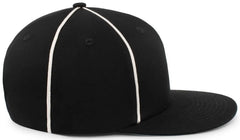 Pacific Headwear P820 Momentum Team Cap Black White