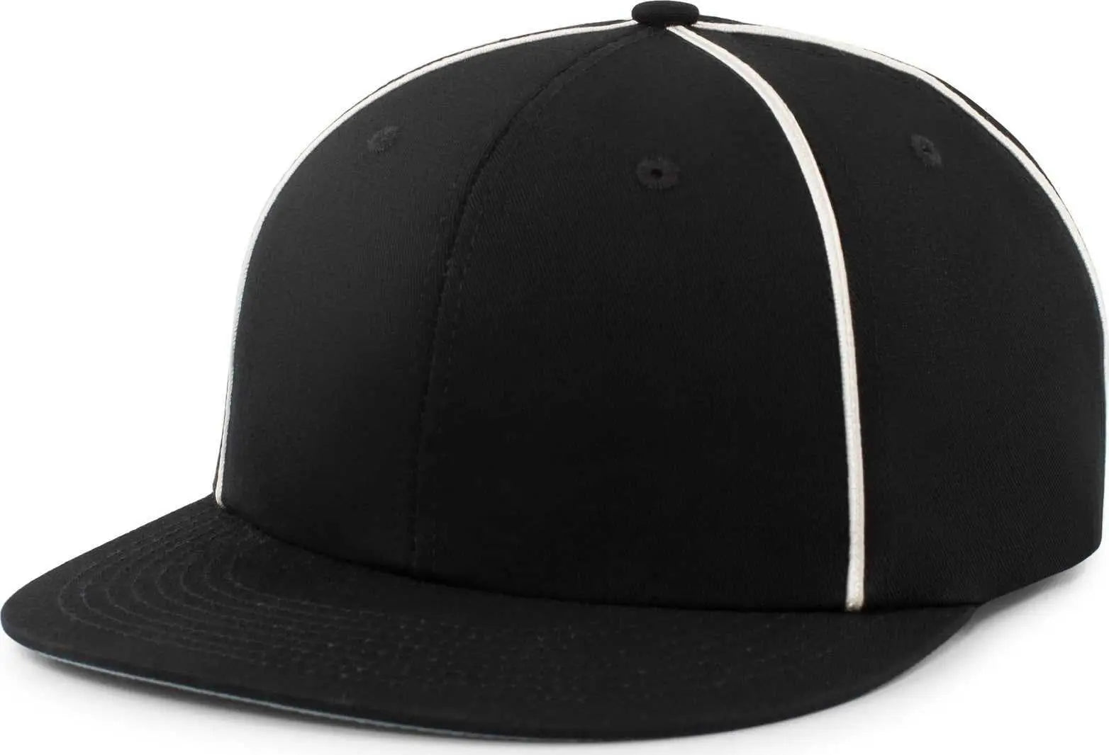 Pacific Headwear P820 Momentum Team Cap Black White Black White / 7’’ 7 7/8’’