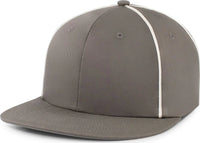 Pacific Headwear P820 Momentum Team Cap Graphite White Dark Gray White / 7’’ 7 7/8’’