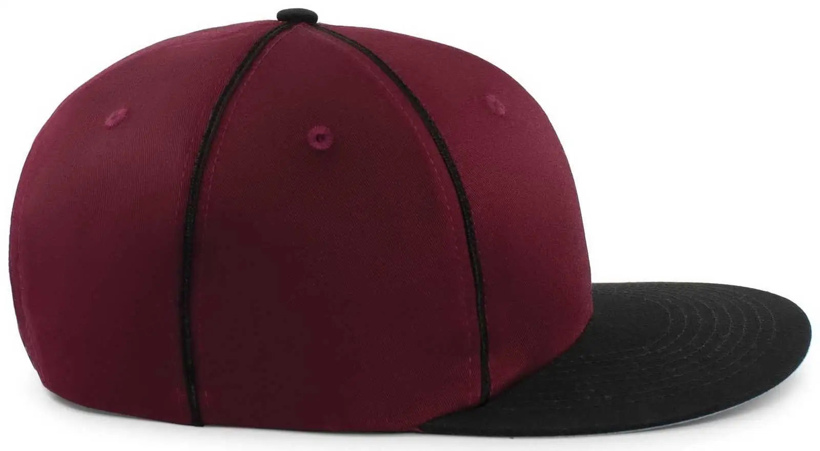 Pacific Headwear P820 Momentum Team Cap - Maroon Black