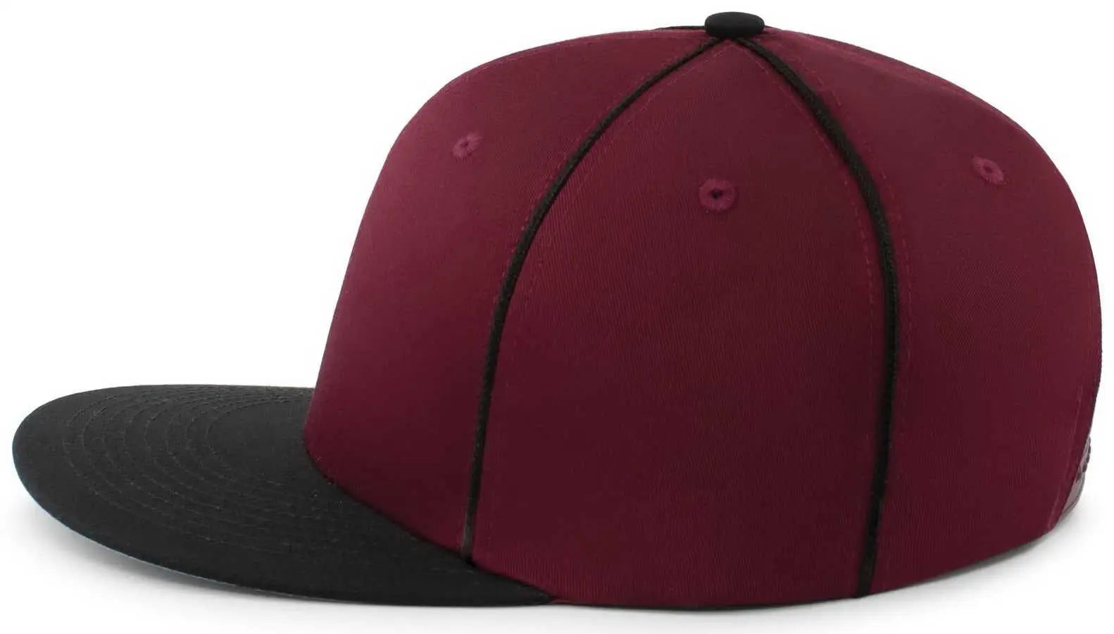 Pacific Headwear P820 Momentum Team Cap - Maroon Black