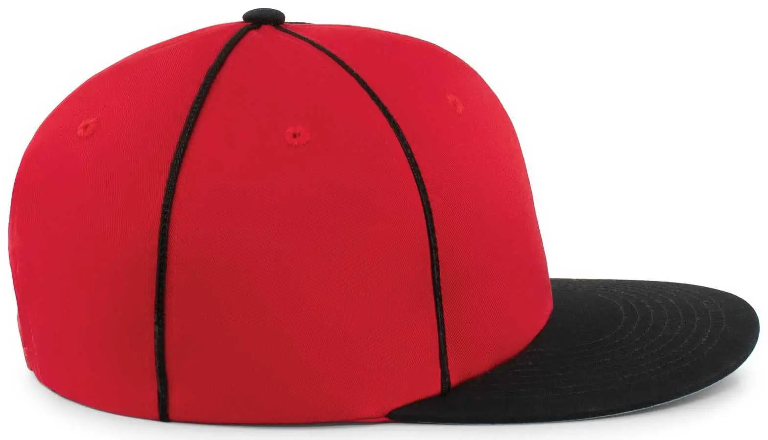 Pacific Headwear P820 Momentum Team Cap - Red Black