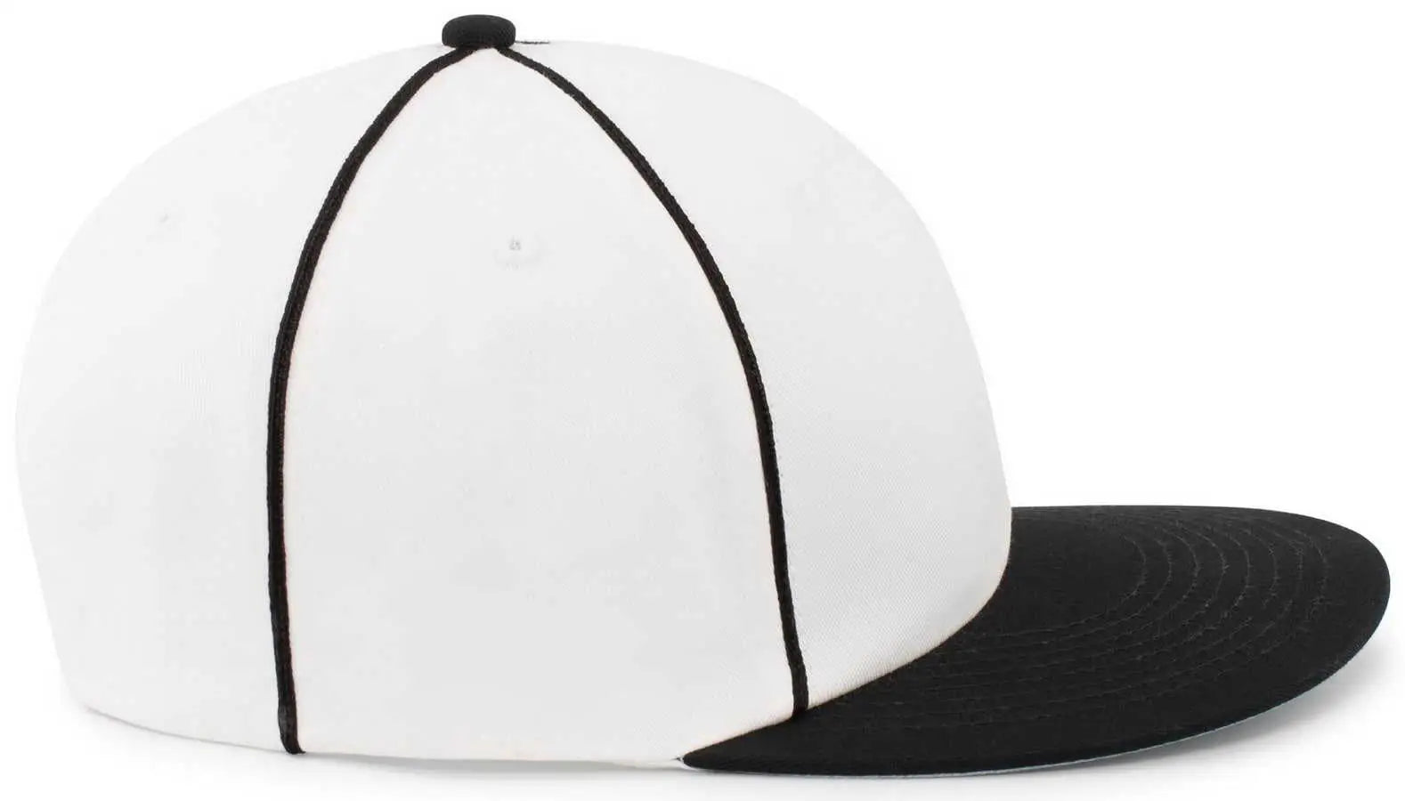 Pacific Headwear P820 Momentum Team Cap - White Black
