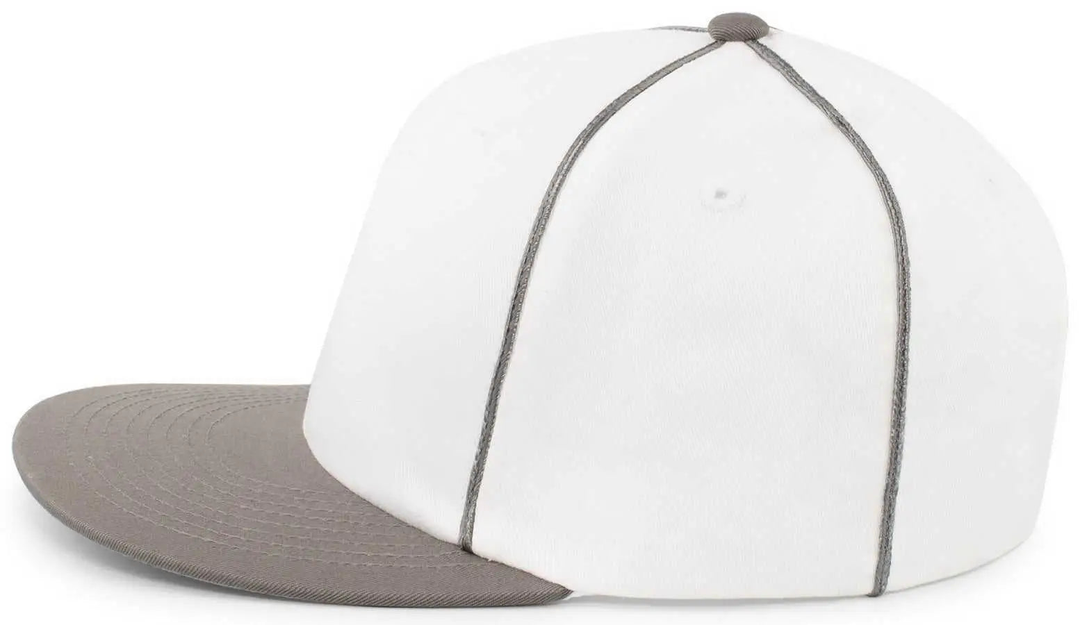 Pacific Headwear P820 Momentum Team Cap - White Graphite