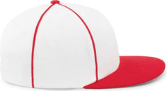 Pacific Headwear P820 Momentum Team Cap White Red