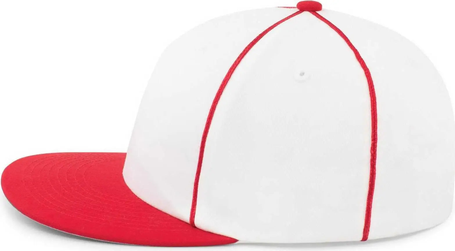 Pacific Headwear P820 Momentum Team Cap - White Red