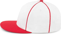 Pacific Headwear P820 Momentum Team Cap White Red