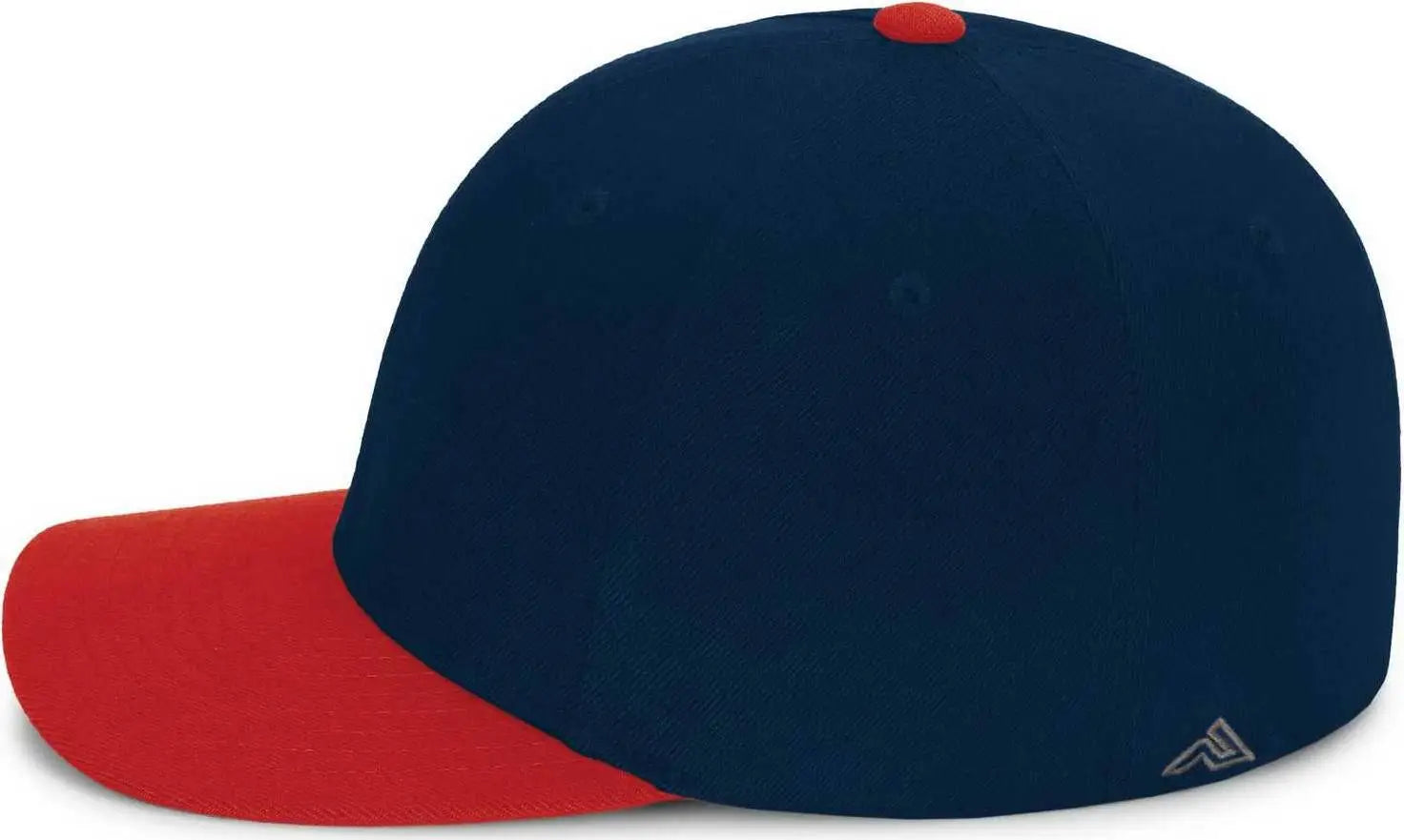 Pacific Headwear P821 Pro Wool Pacflex Cap - Navy Red