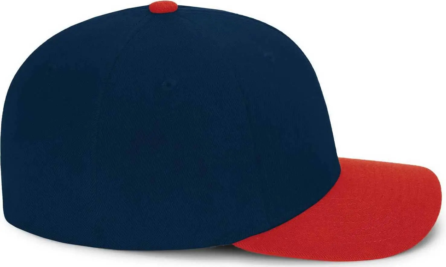 Pacific Headwear P821 Pro Wool Pacflex Cap - Navy Red