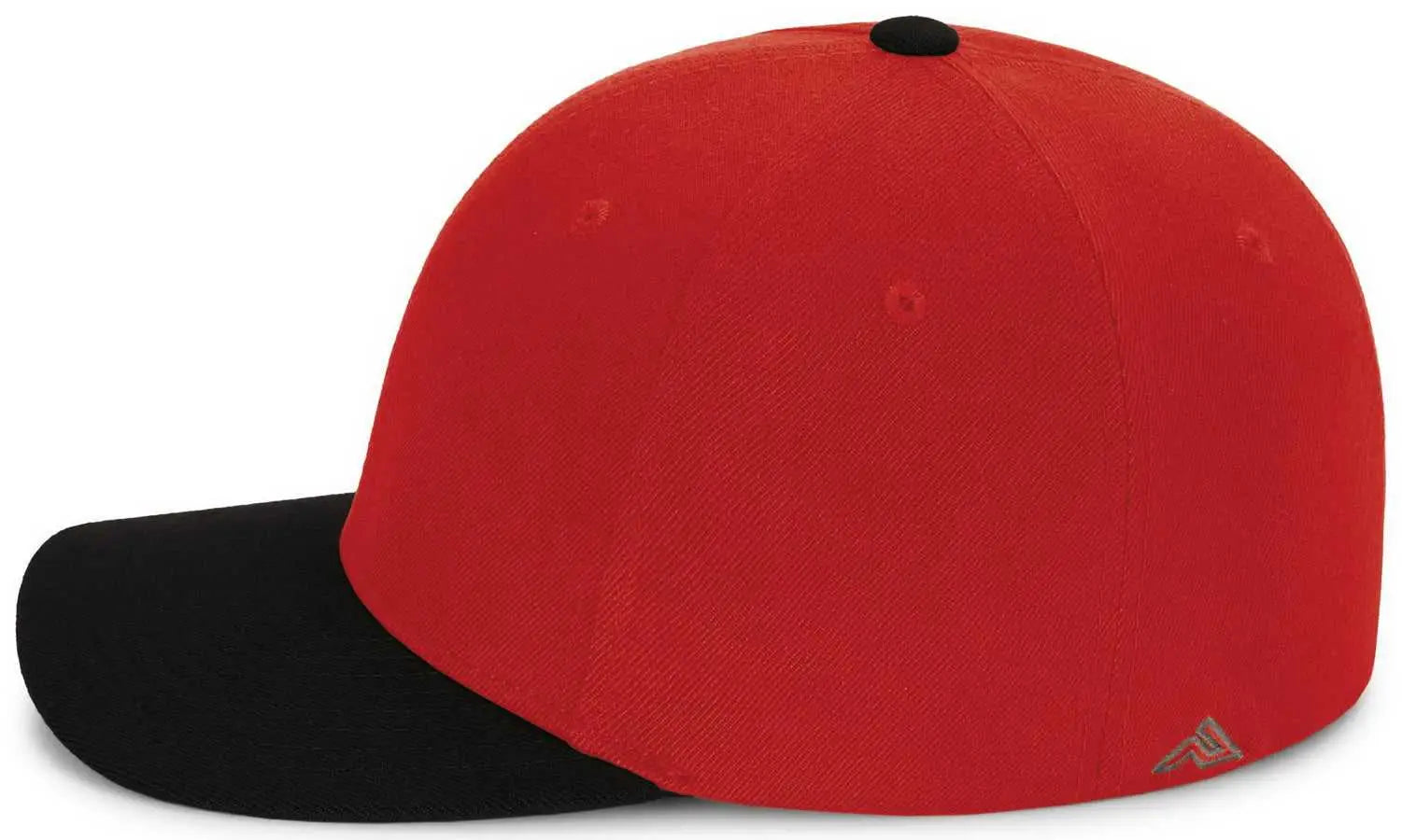 Pacific Headwear P821 Pro Wool Pacflex Cap - Red Black