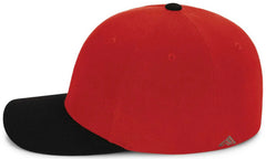 Pacific Headwear P821 Pro Wool Pacflex Cap Red Black