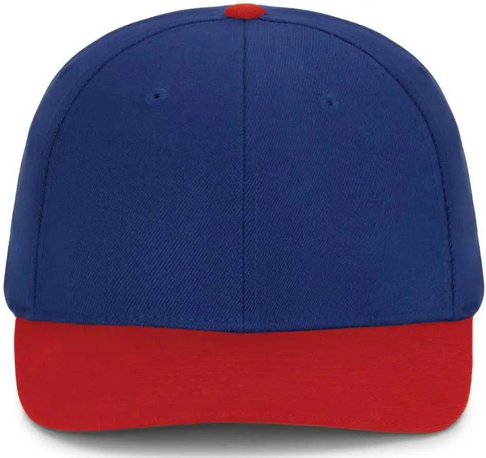 Pacific Headwear P821 Pro Wool Pacflex Cap - Royal Red