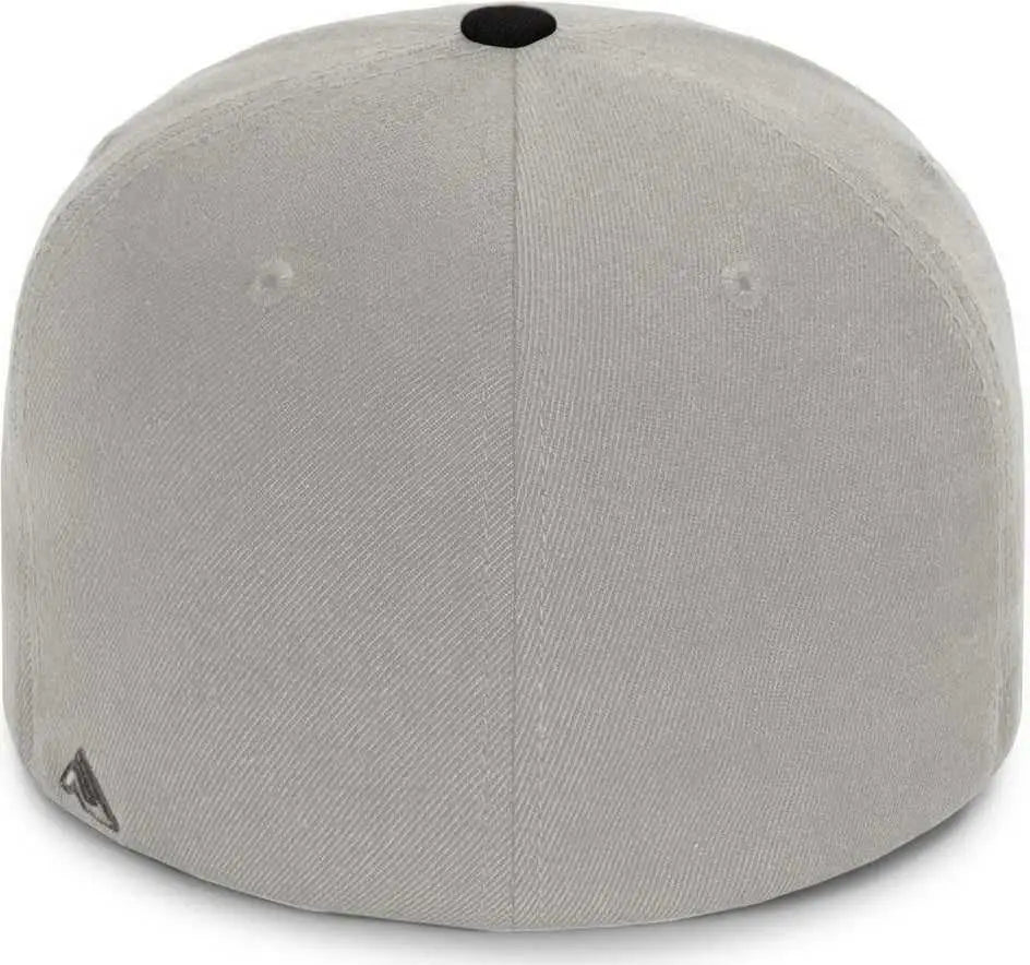 Pacific Headwear P821 Pro Wool Pacflex Cap - Silver Black
