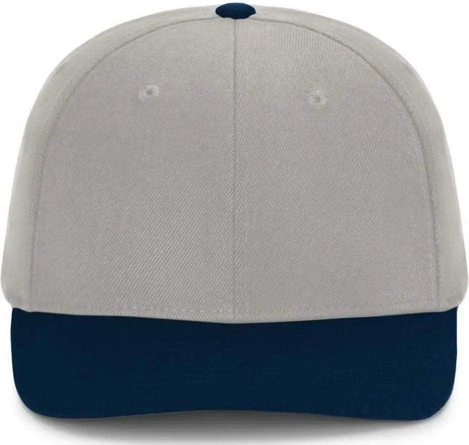 Pacific Headwear P821 Pro Wool Pacflex Cap - Silver Navy