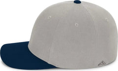 Pacific Headwear P821 Pro Wool Pacflex Cap - Silver Navy