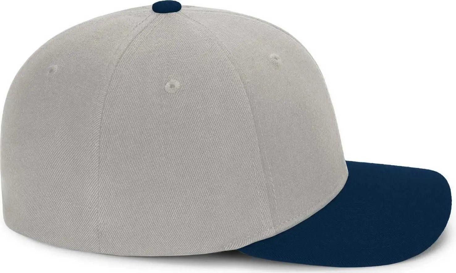 Pacific Headwear P821 Pro Wool Pacflex Cap - Silver Navy