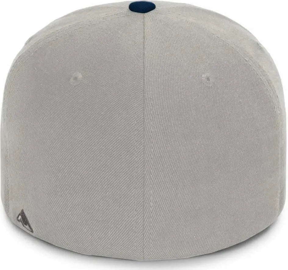 Pacific Headwear P821 Pro Wool Pacflex Cap - Silver Navy