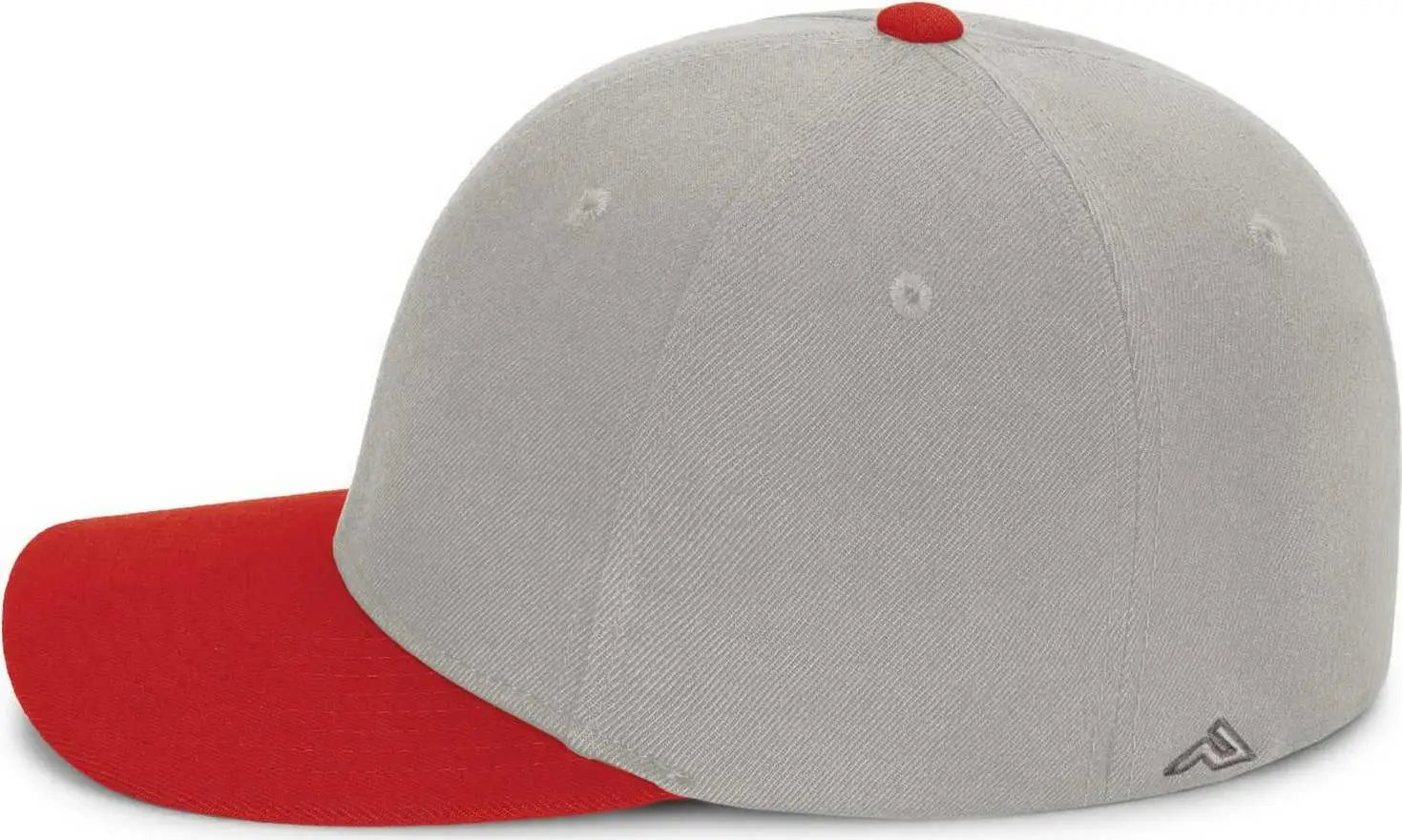 Pacific Headwear P821 Pro Wool Pacflex Cap - Silver Red