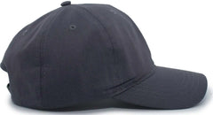 Pacific Headwear PE8 Unstructured Buckle Back Cap - Graphite - Dark Gray / 7’’ - 7 7/8’’