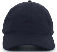 Pacific Headwear PE8 Unstructured Buckle Back Cap - Navy - Navy / 7’’ - 7 7/8’’
