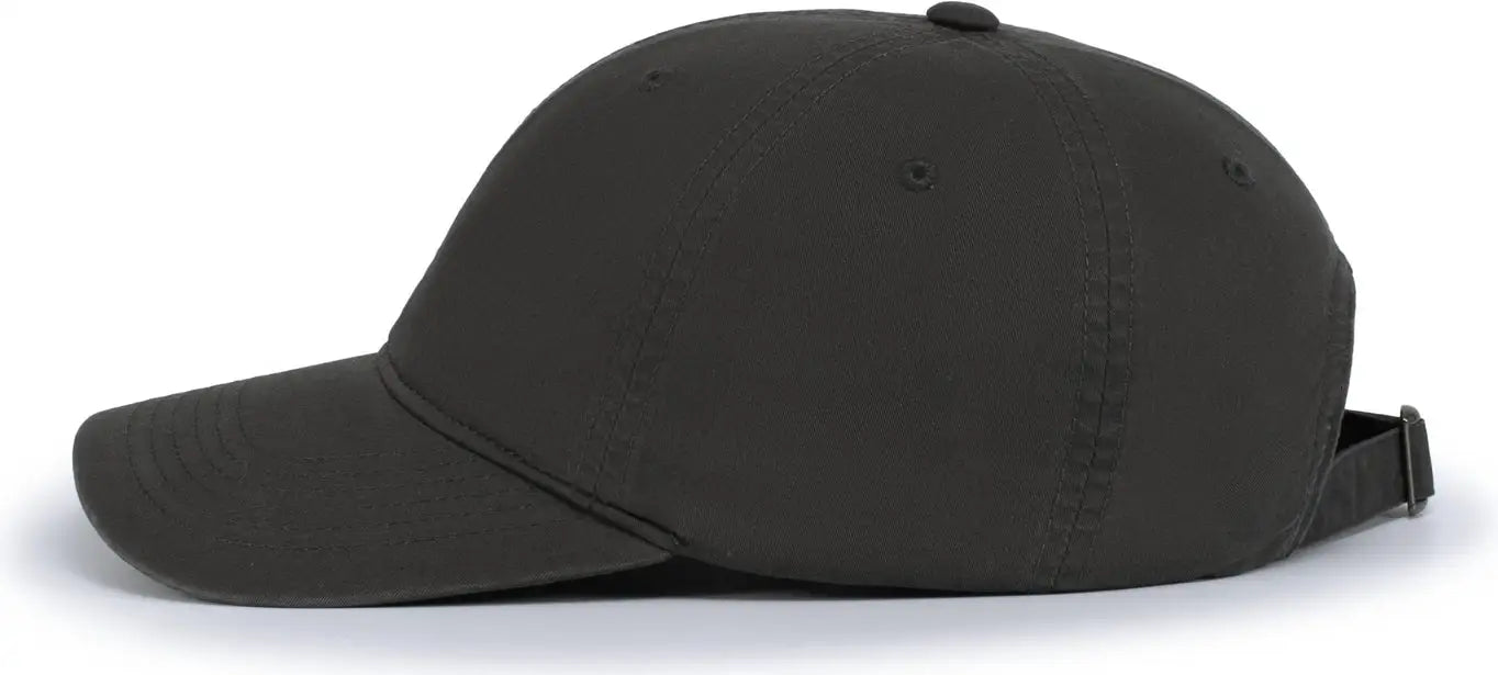 Pacific Headwear V57 Blank Vintage Buckle Strap Adjustable Cap - Charcoal - Dark Gray / OS