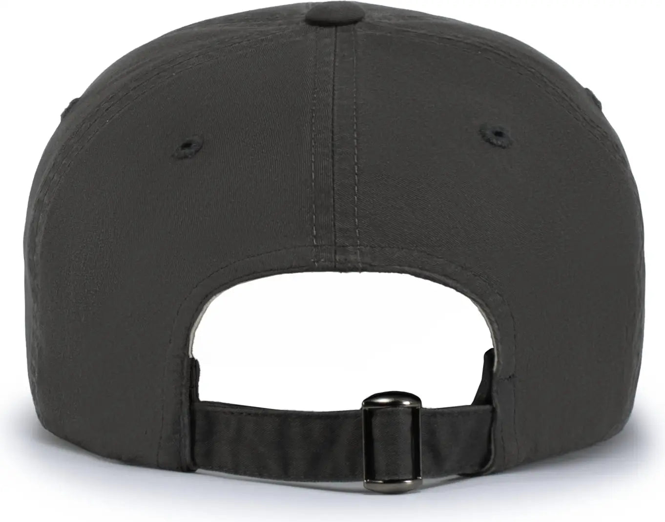 Pacific Headwear V57 Blank Vintage Buckle Strap Adjustable Cap - Charcoal - Dark Gray / OS