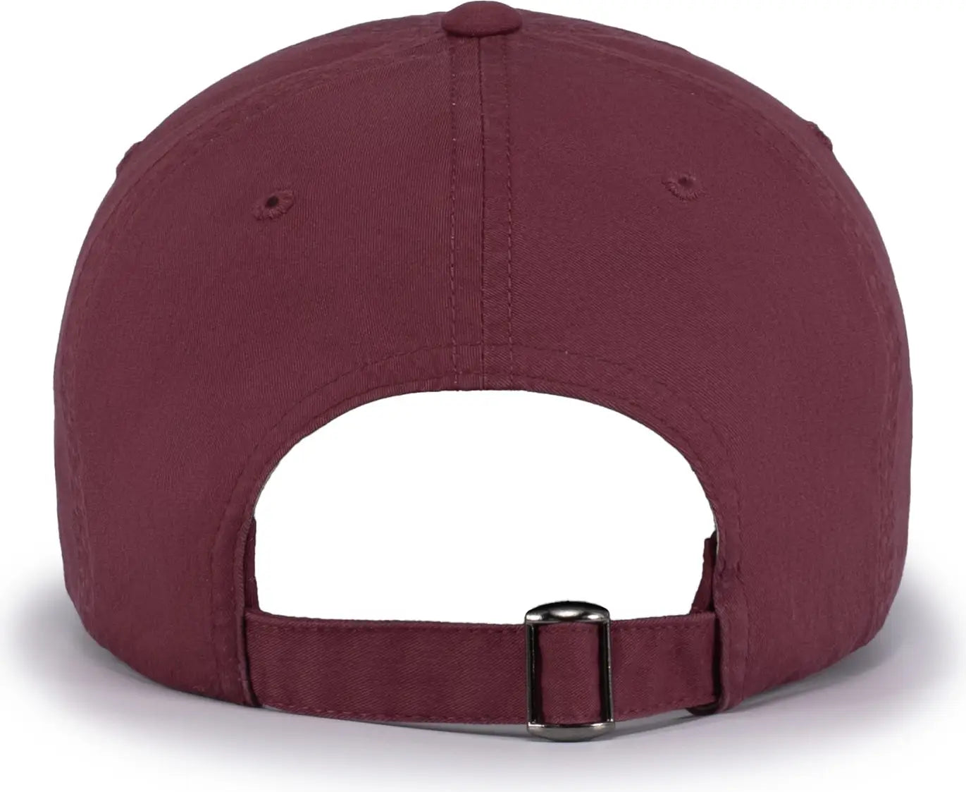 Pacific Headwear V57 Blank Vintage Buckle Strap Adjustable Cap - Cardinal - Cardinal / OS
