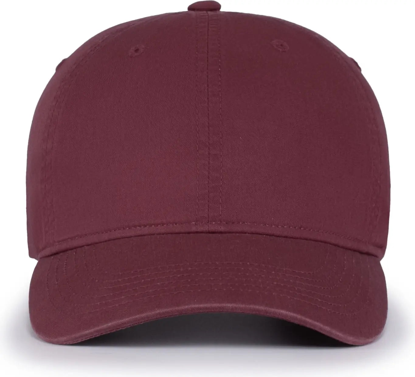Pacific Headwear V57 Blank Vintage Buckle Strap Adjustable Cap - Cardinal - Cardinal / OS