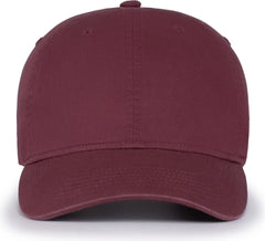 Pacific Headwear V57 Blank Vintage Buckle Strap Adjustable Cap - Cardinal - Cardinal / OS