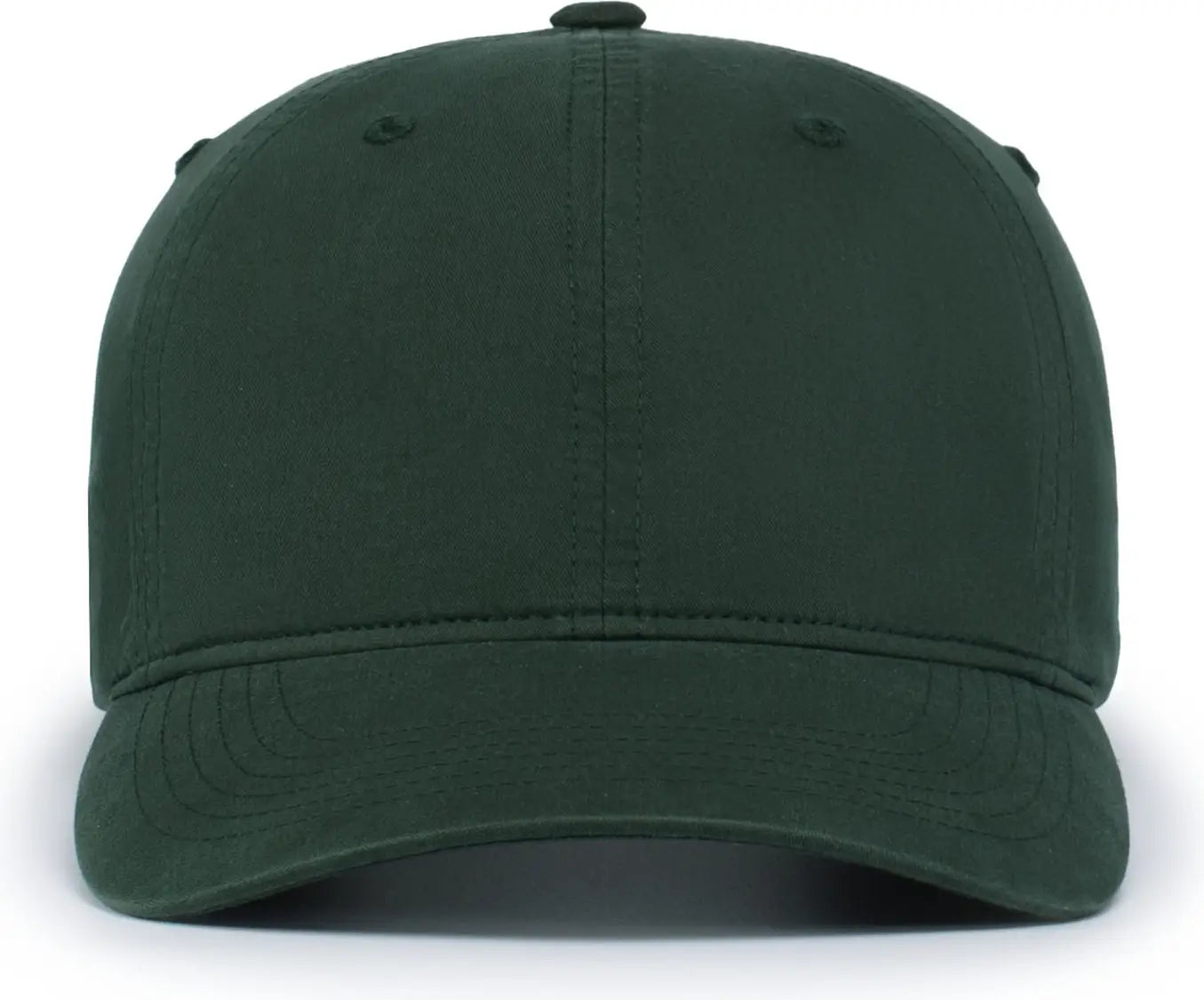 Pacific Headwear V57 Blank Vintage Buckle Strap Adjustable Cap - Dark Green - Forest / OS