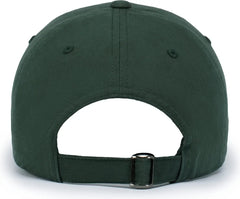 Pacific Headwear V57 Blank Vintage Buckle Strap Adjustable Cap - Dark Green - Forest / OS