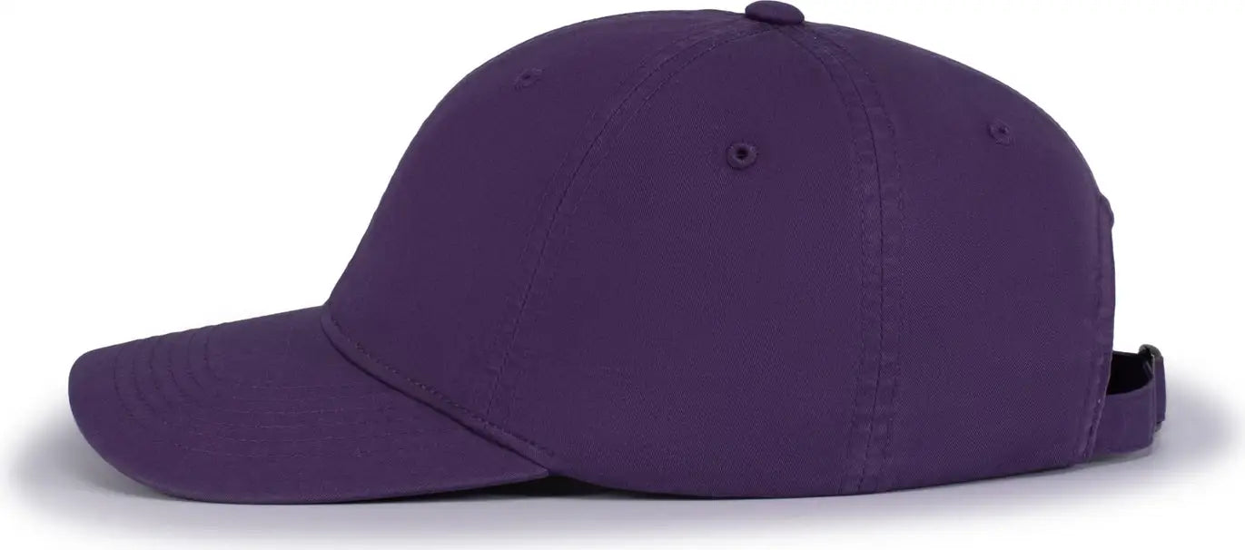 Pacific Headwear V57 Blank Vintage Buckle Strap Adjustable Cap - Purple - Purple / OS