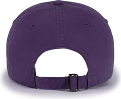 Pacific Headwear V57 Blank Vintage Buckle Strap Adjustable Cap - Purple - Purple / OS